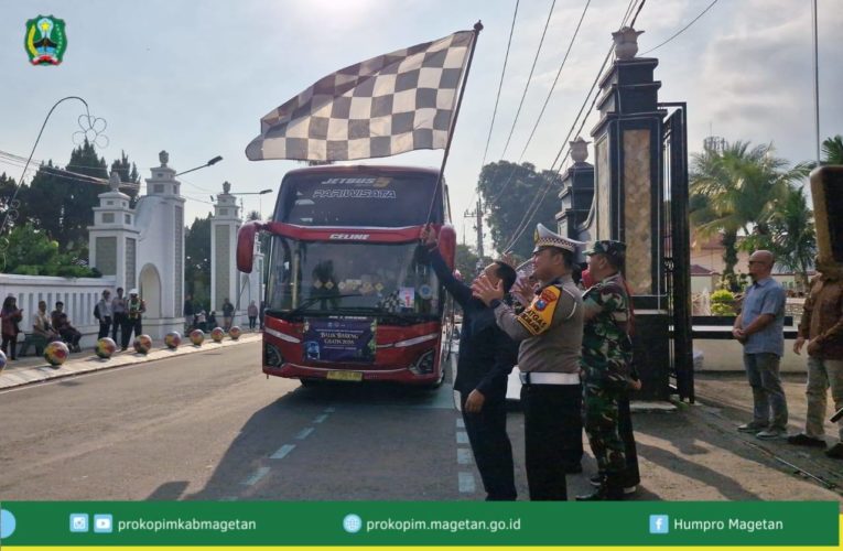 Sekda Magetan Wakili Bupati Lepas Program Balik Gratis Lebaran 2026