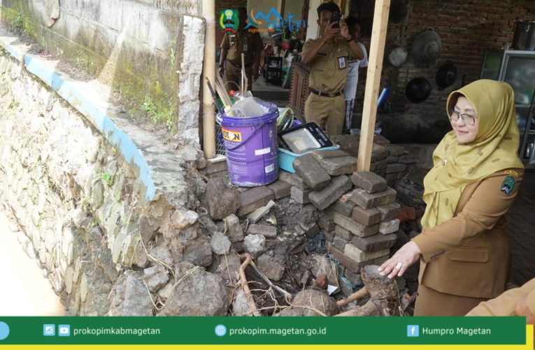 Bupati Magetan Pantau Langsung Dampak Banjir