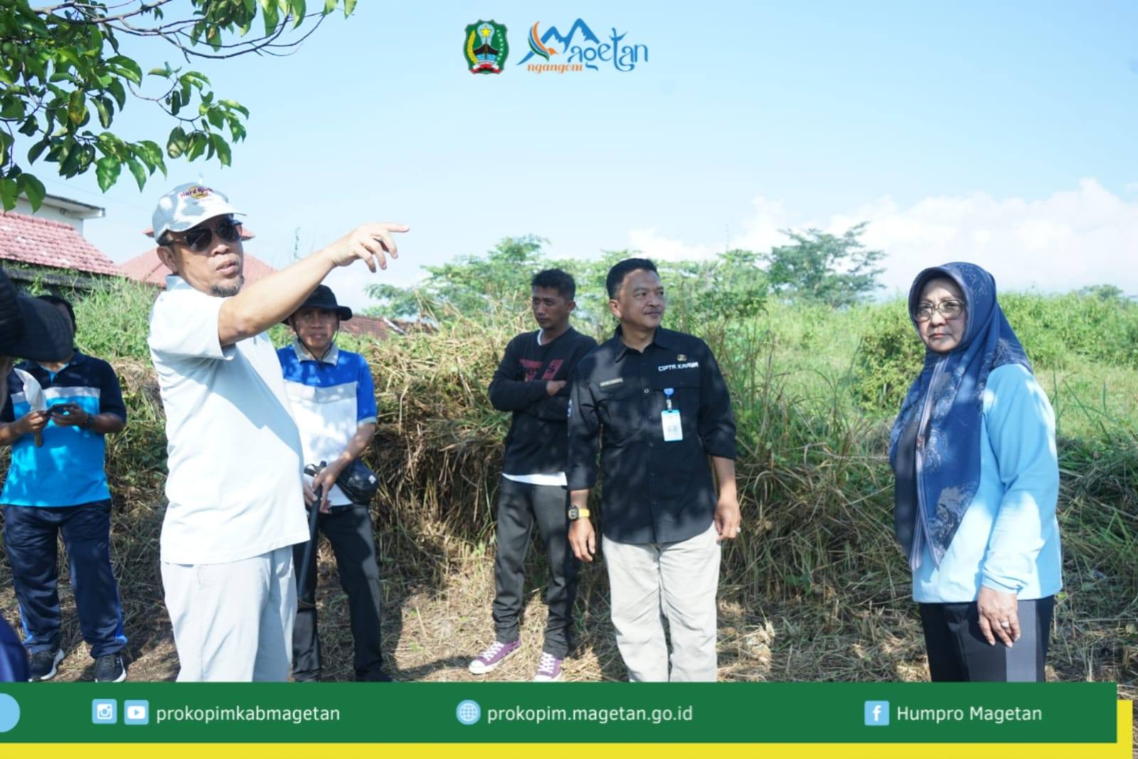 Kerja Bakti Rutin, Bupati dan Wabup Magetan Tinjau Langsung Penanganan Drainase