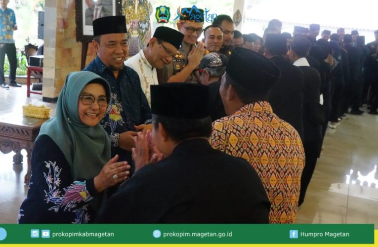 Halal Bihalal IPSI, 14 Perguruan Pencak Silat Bacakan Deklarasi Damai di Depan Bupati Magetan
