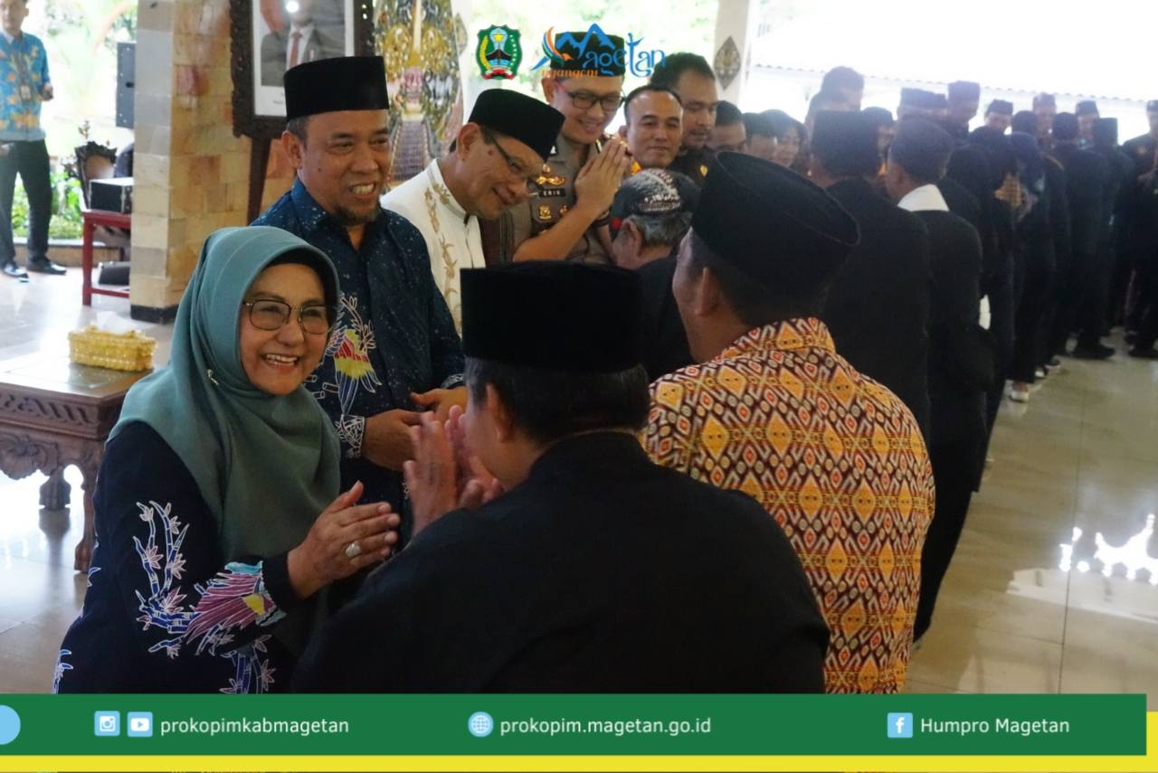 Halal Bihalal IPSI, 14 Perguruan Pencak Silat Bacakan Deklarasi Damai di Depan Bupati Magetan