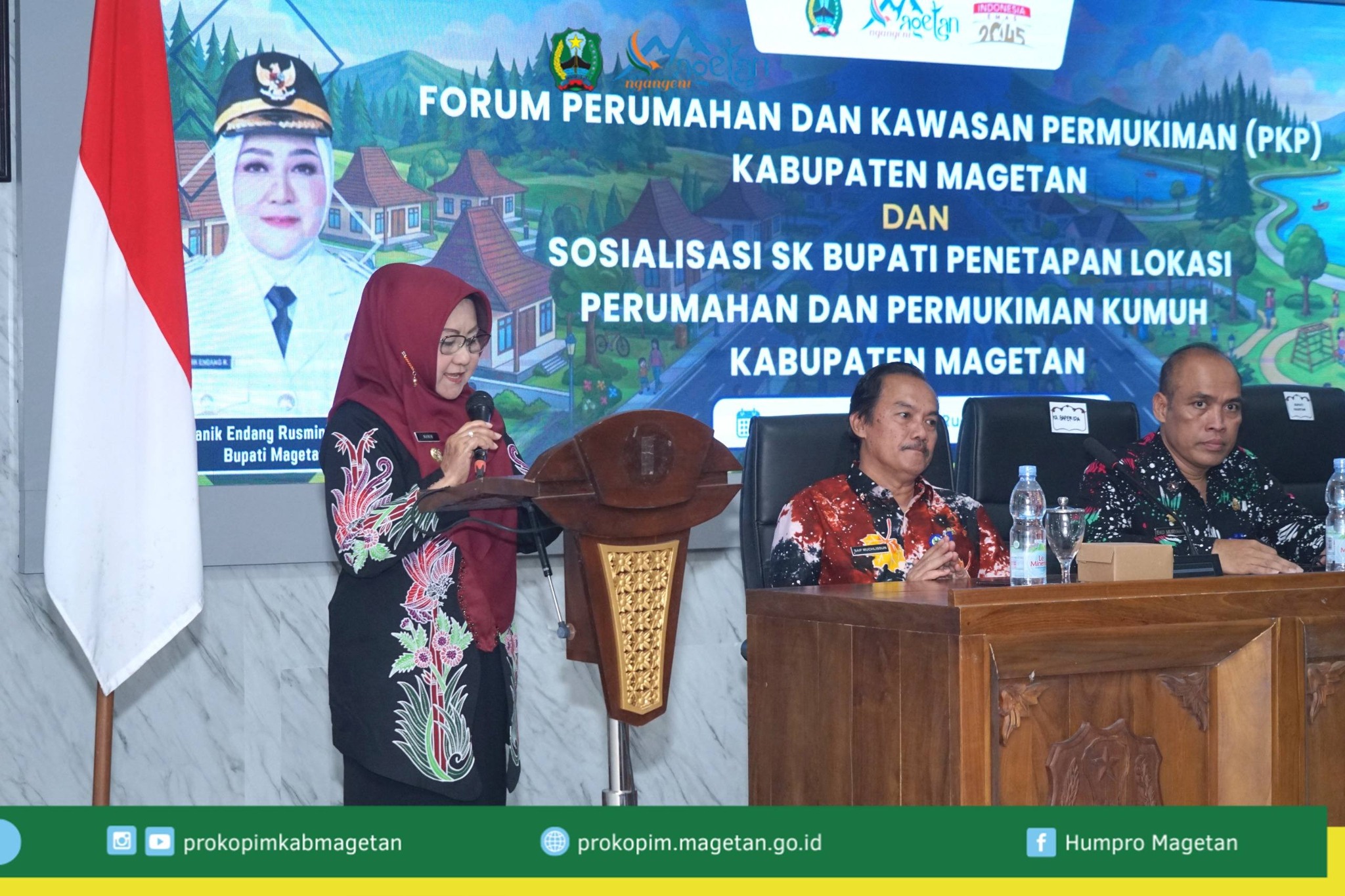 Wujudkan Pemukiman Layak Huni, Bupati Magetan Resmikan Forum PKP dan Tetapkan Lokasi Perumahan Kumuh