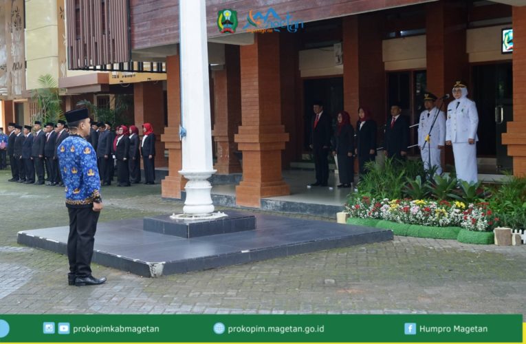 Hari Otonomi Daerah 2026, Bupati Magetan Sampaikan Pesan Mendagri dan Serahkan Penghargaan ZI