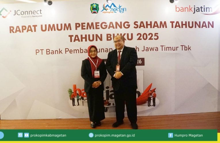 Bupati Magetan Hadiri Rapat Umum Pemegang Saham Tahunan Bank Jatim Tahun Buku 2025