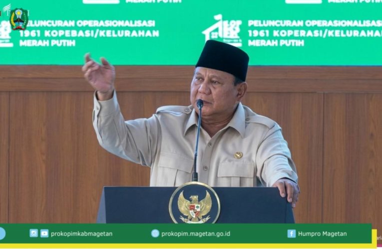 Presiden RI Resmikam 1.061 Koperasi Desa/Kelurahan Merah Putih
