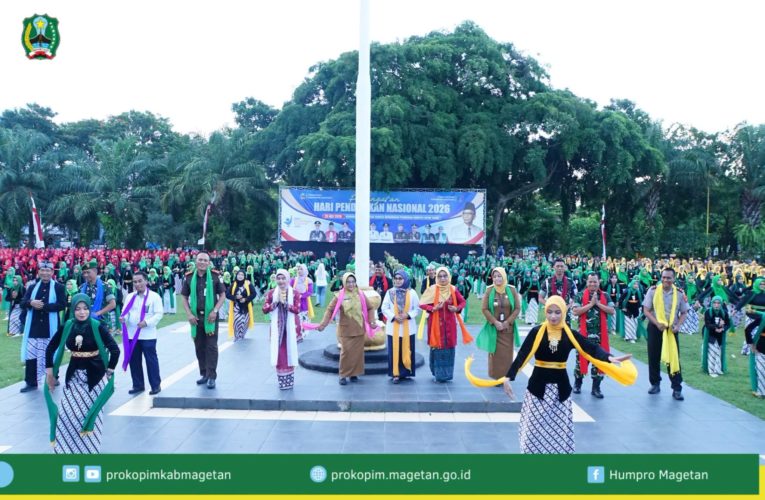 Semarak Hardiknas 2026 di Magetan, Bupati Tekankan Kolaborasi Gotong Royong Demi Pendidikan Bermutu
