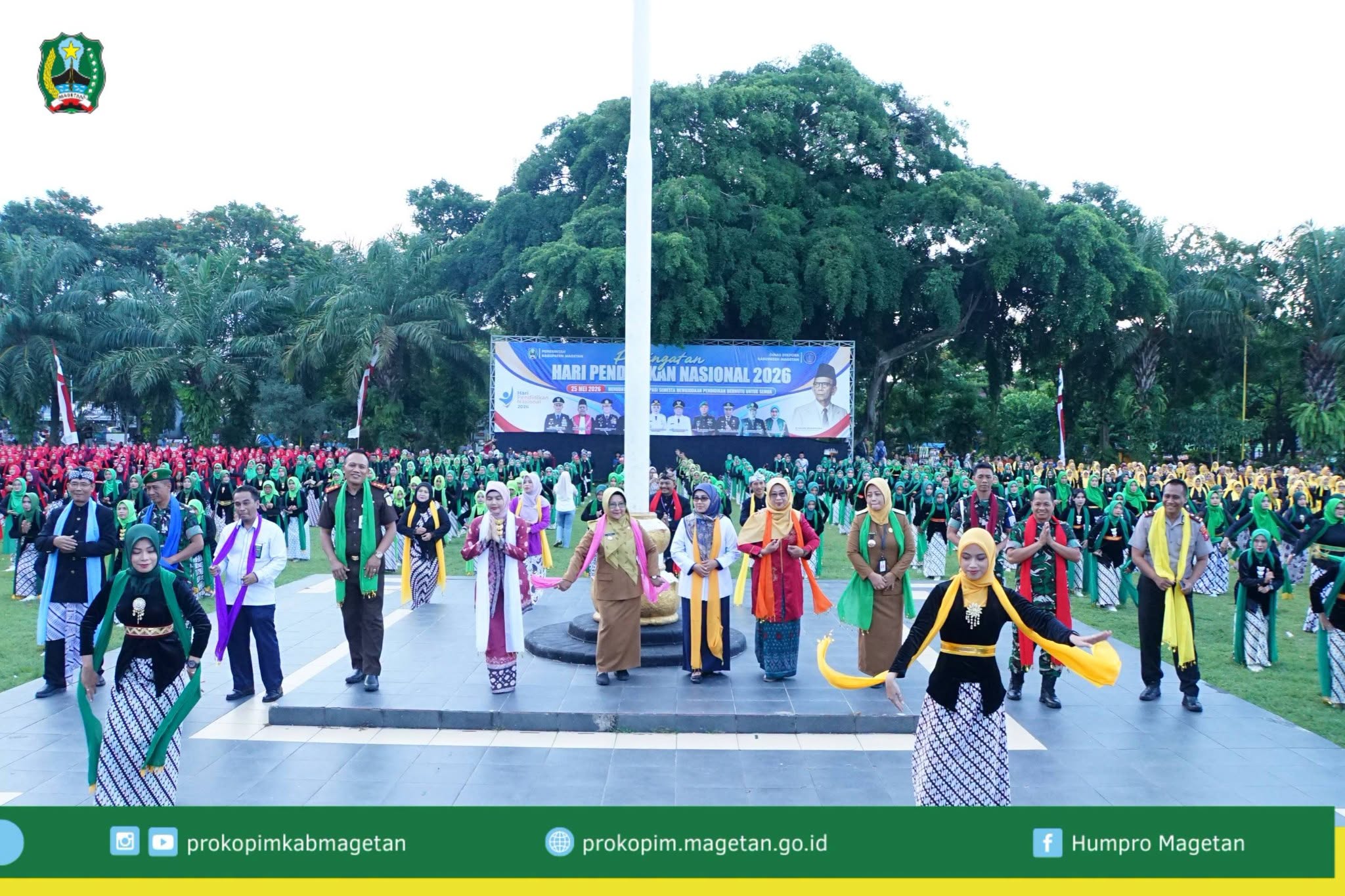 Semarak Hardiknas 2026 di Magetan, Bupati Tekankan Kolaborasi Gotong Royong Demi Pendidikan Bermutu