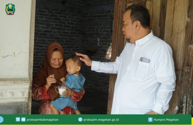 Wakil Bupati Magetan Pantau Perkembangan Kondisi Anak Asuh Program Anting Emas.
