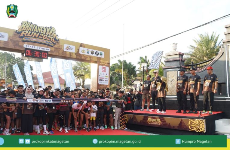 Bupati Magetan Berangkatkan Ribuan Pelari dalam Bhayangkara Run 2026