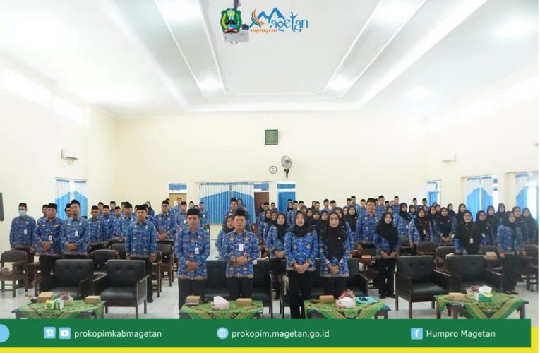 Sekretaris Daerah Kab. Magetan Kukuhkan 545 Dewan Pengurus KORPRI Unit