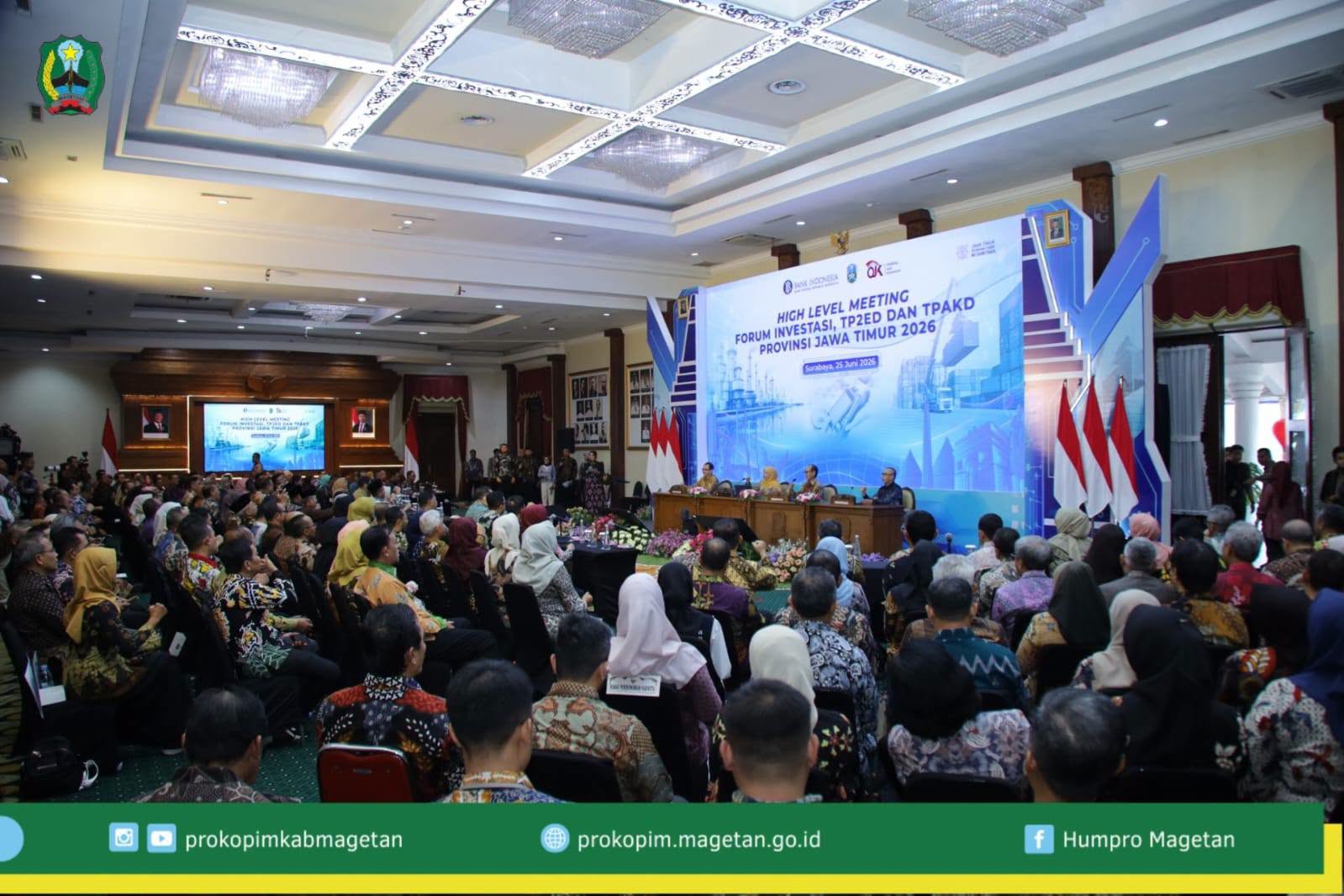 HIGH LEVEL MEETING FORUM INVESTASI, TP2ED DAN TPAKD PROVINSI JAWA TUMUR 2026