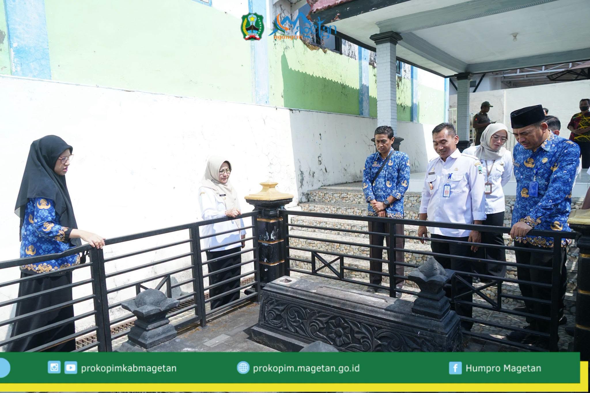 Bupati Magetan Tinjau area Alun-alun dan Makam Ki Mageti.