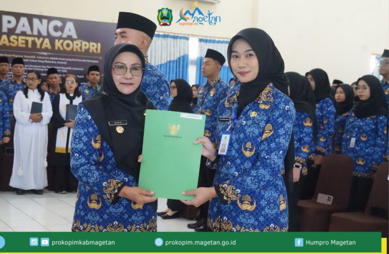Bupati Magetan Bunda Nanik Ambil Sumpah dan Serahkan SK PNS Tahun 2026