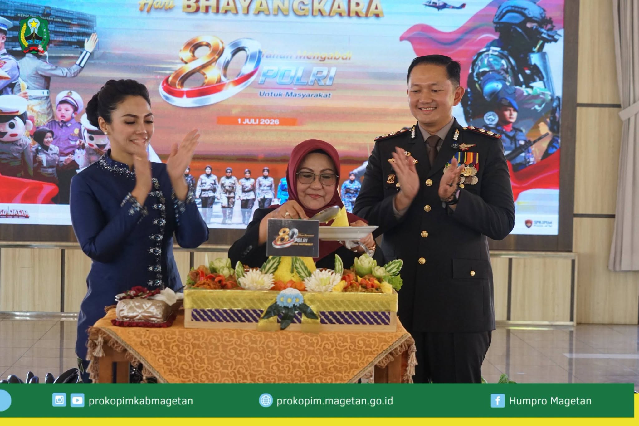 Bupati Magetan Ajak Perkuat Sinergi dalam Tasyakuran Hari Bhayangkara ke-80