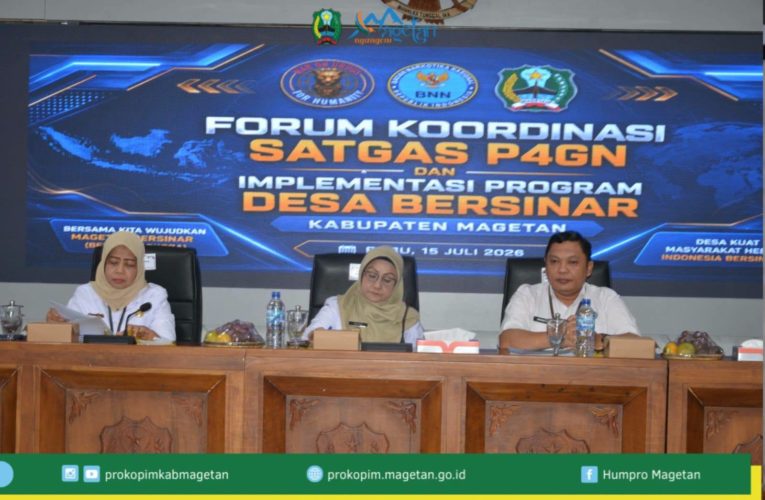 Pemkab Gelar Rakor P4GN, Komitmen Nyata Magetan Perangi Narkoba