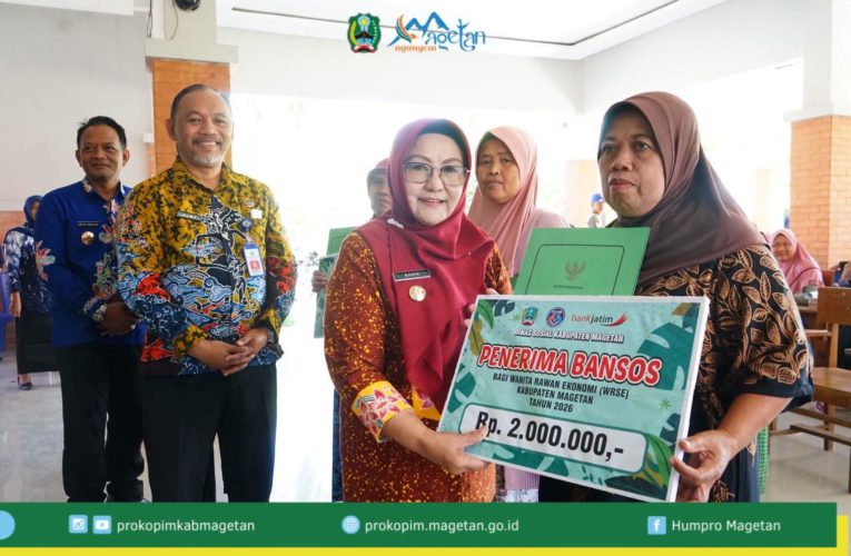 Penyerahan Bantuan Sosial WRSE, Wujud Kepedulian Pemkab Magetan Tingkatkan Kesejahteraan Masyarakat