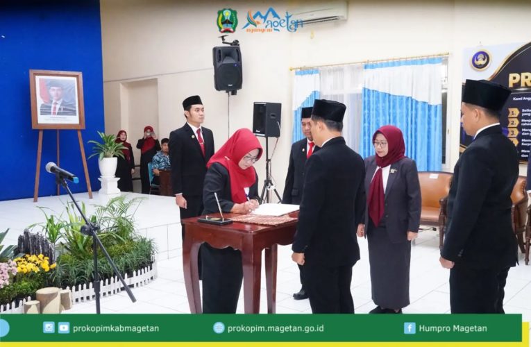 Bupati Magetan Lantik 128 Kepala Sekolah di Lingkungan Pemerintah Kabupaten Magetan