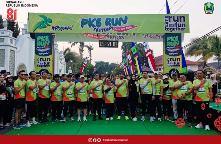 Run Festival Semarakkan HUT ke-28 PKB, Seribu Pelari Ramaikan Magetan