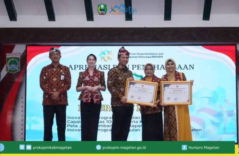 Kabupaten Magetan Raih Penghargaan atas Komitmen Wujudkan Keluarga Berkualitas