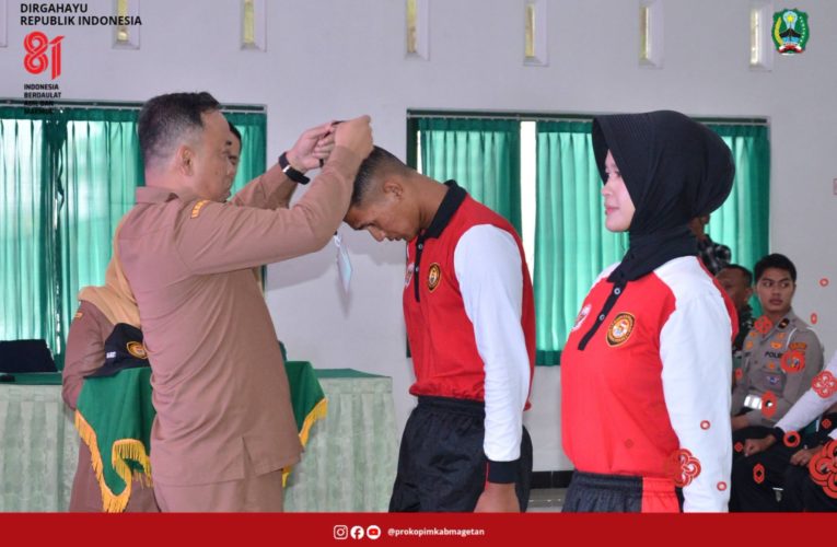 PENYERAHAN CALON PASKIBRAKA KABUPATEN MAGETAN TAHUN 2026 KEPADA KODIM 0804/MAGETAN