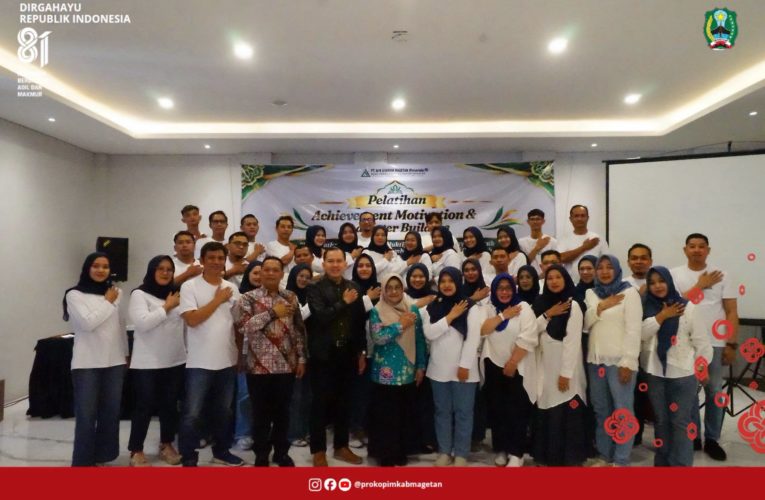 Bupati Magetan Hadiri Sekaligus Membuka Pelatihan Achievement Motivation & Character Building PT BPR Syariah Magetan