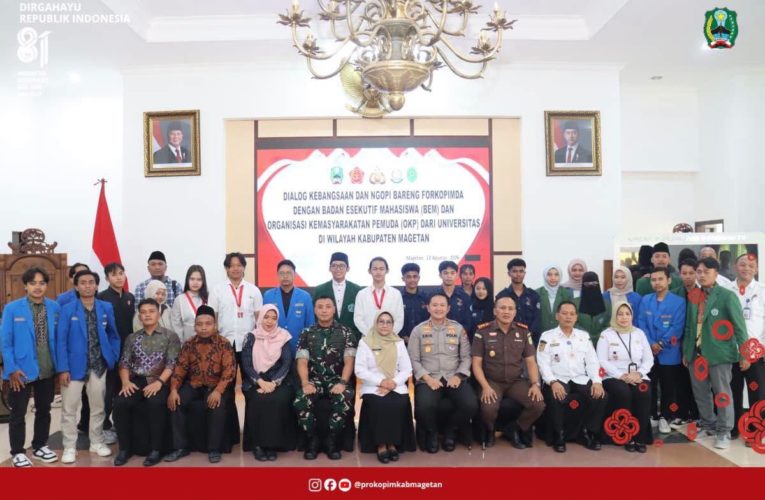 DIALOG KEBANGSAAN & NGOPI BARENG FORKOPIMDA BERSAMA MAHASISWA MAGETAN