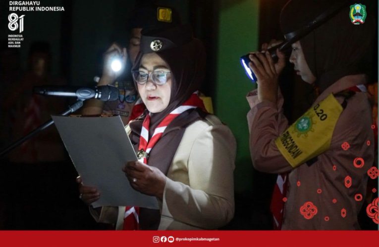 Peringati Hari Pramuka ke-65, Kwarcab Magetan Gelar Ulang Janji dan Tasyakuran