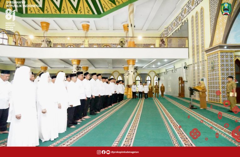 Pengukuhan Pengurus Masjid Agung Baitussalam 2026–2029, Bupati Magetan Dorong Masjid Semakin Dekat dengan Masyarakat