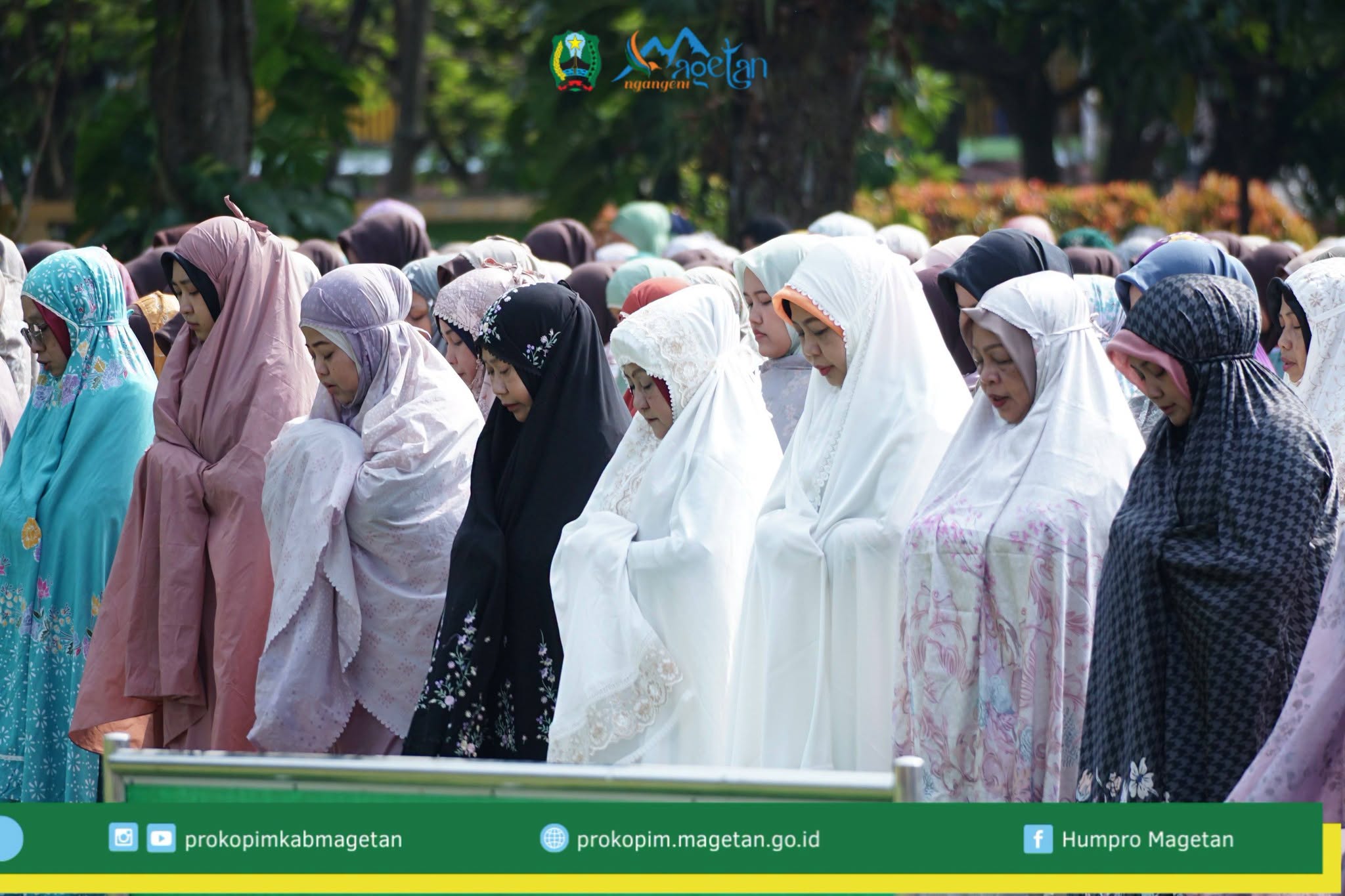 Salat Istisqa Digelar di Alun-Alun Magetan, Mohon Turunnya Hujan