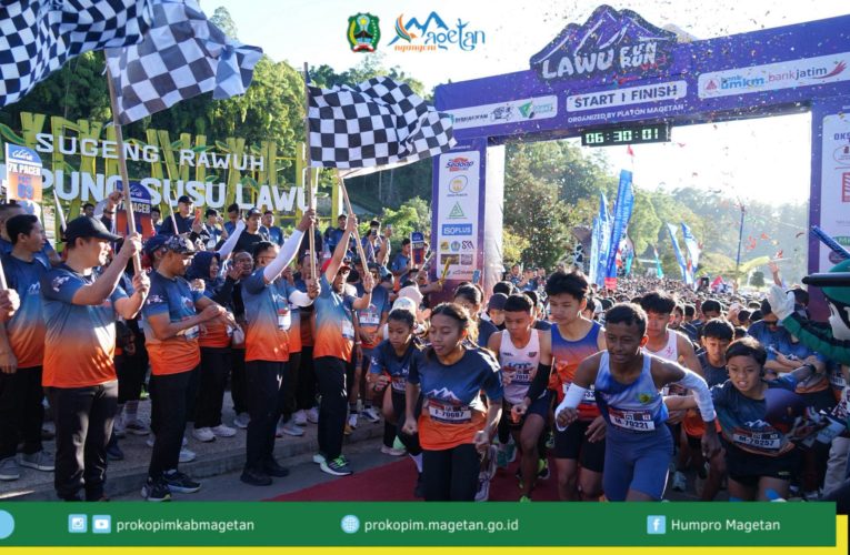 Buka Lawu Fun Run 2026, Kang Suyat Ajak Masyarakat Viralkan Wisata Magetan dan Jaga Kebersihan