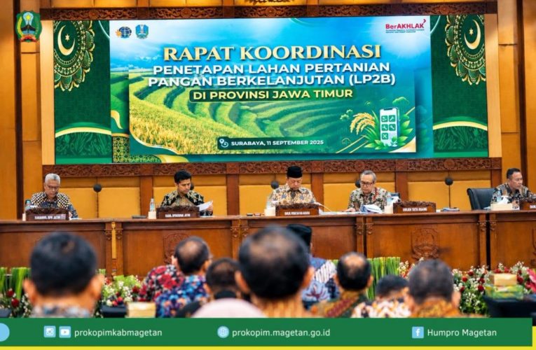 MENTERI ATR/BPN TEGASKAN PENGENDALIAN ALIH FUNGSI LAHAN DAN PERCEPATAN LAYANAN PERTANAHAN DI JAWA TIMUR