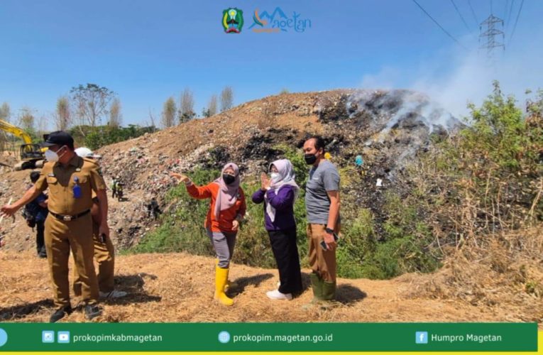 Bupati Magetan Instruksikan Petugas Siaga 24 Jam, Memastikan Api di TPA Milangasri Padam