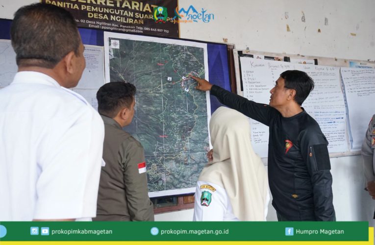 Bupati Magetan Bunda Nanik Tinjau Langsung Posko Penanganan Darurat Kebakaran Hutan Gunung Lawu