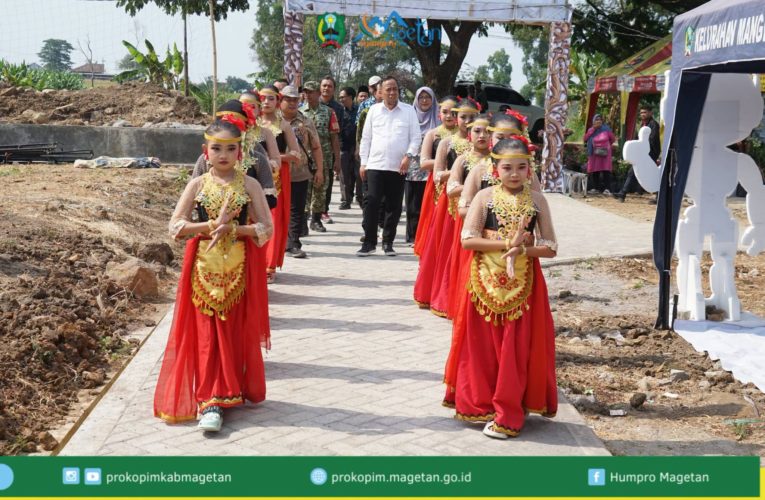 Buka Tawanganom Ekraf Festival 3 dan Resmikan Lapangan Purbo Sentono, Wakil Bupati Magetan Tekankan Evaluasi dan Pengelolaan Sampah