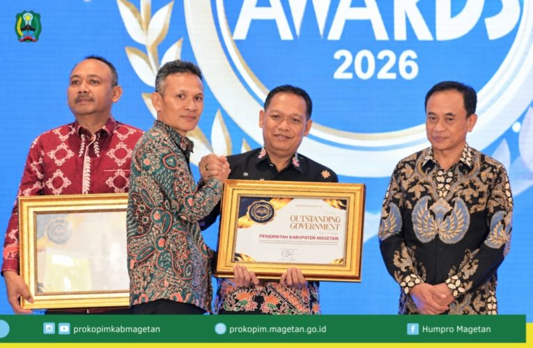 Kinerja Pemkab Magetan Mendapatkan Penghargaan Dari Jawa Pos Radar Madiun