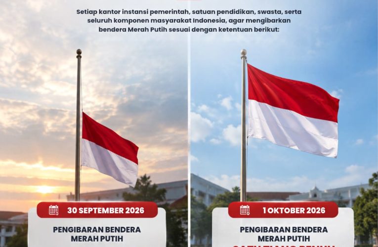 🇮🇩 HIMBAUAN PENGIBARAN BENDERA MERAH PUTIH 🇮🇩