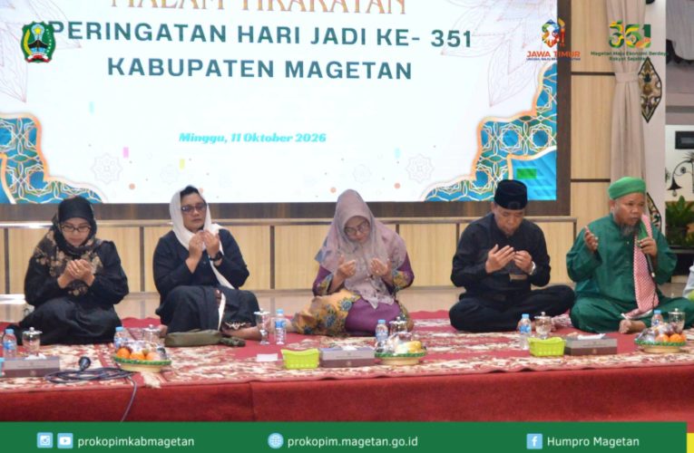 Peringati Hari Jadi Ke-351 Kabupaten Magetan, Bupati Ajak Masyarakat Perkuat Kebersamaan dan Gotong Royong
