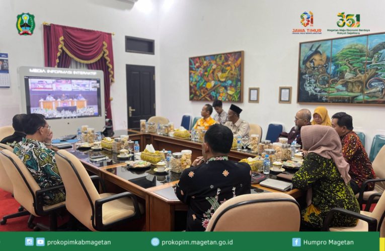 Bupati Magetan Ikuti Penandatanganan Surat Edaran Bersama Tiga Kementerian, Perkuat Integrasi Data Kependudukan dan Layanan Haji