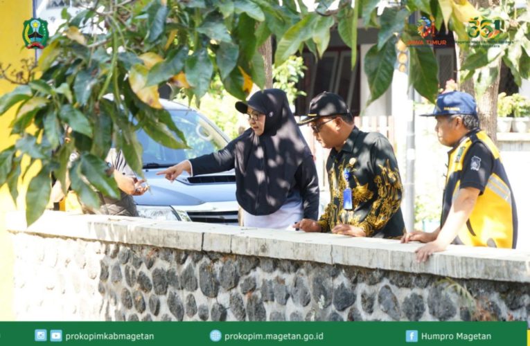 Bupati Magetan Bunda Nanik Tinjau Sejumlah Proyek Saluran Air untuk Penanggulangan Banjir