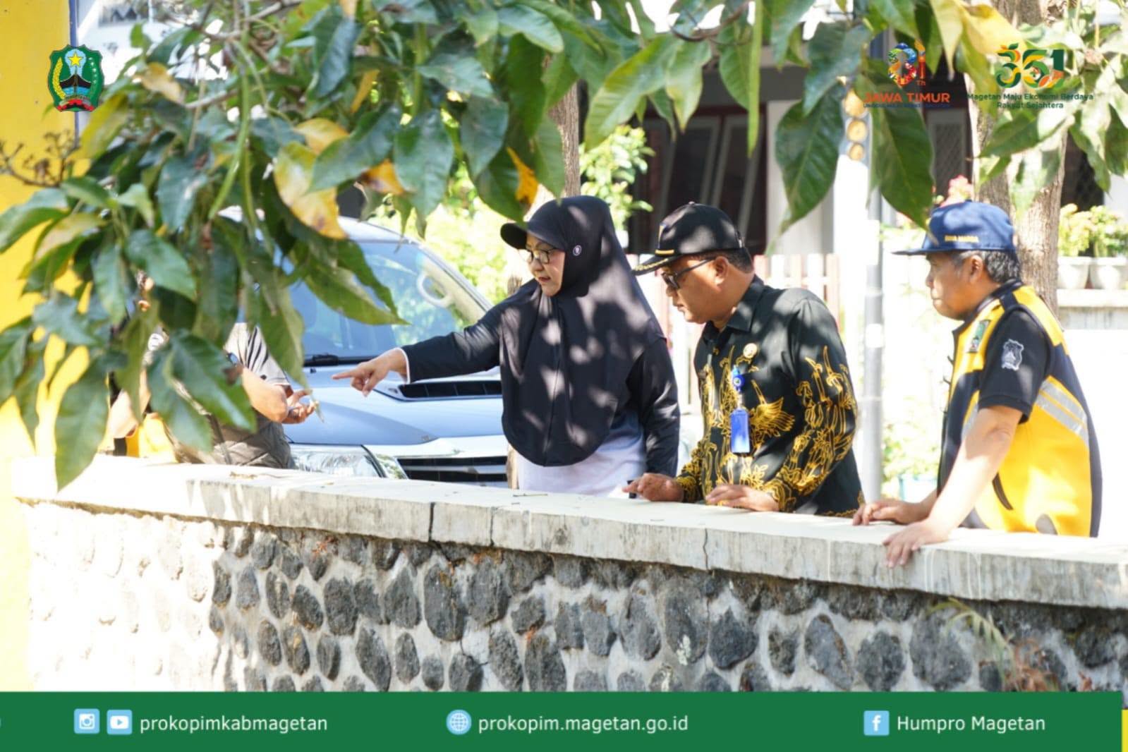 Bupati Magetan Bunda Nanik Tinjau Sejumlah Proyek Saluran Air untuk Penanggulangan Banjir