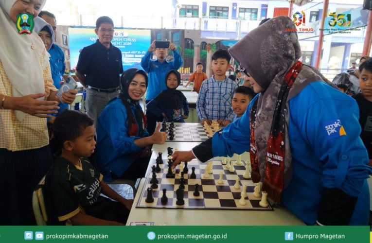 Bupati Magetan Resmi Buka Abhipraya Open Chess Tournament 2026 di SMKN 1 Bendo