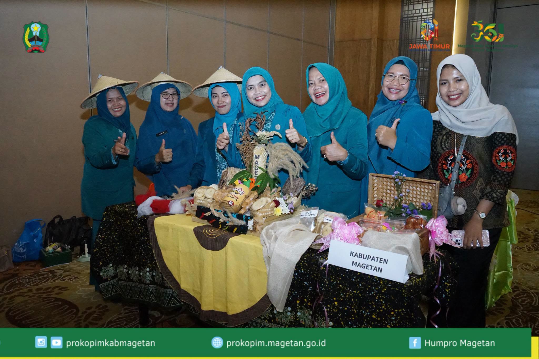 Ketua TP-PKK Magetan Arini Handayani Ikuti Lomba Merangkai Oleh-Oleh Kuliner Khas Daerah pada HKG PKK ke-54 Jawa TimurKetua TP-PKK Magetan Arini Handayani Ikuti Lomba Merangkai Oleh-Oleh Kuliner Khas Daerah pada HKG PKK ke-54 Jawa Timur
