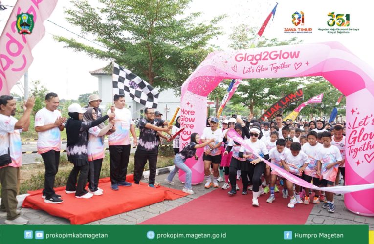 Bupati Magetan Bunda Nanik Berangkatkan Peserta Are You Fun Run di Plaza Ndoyo