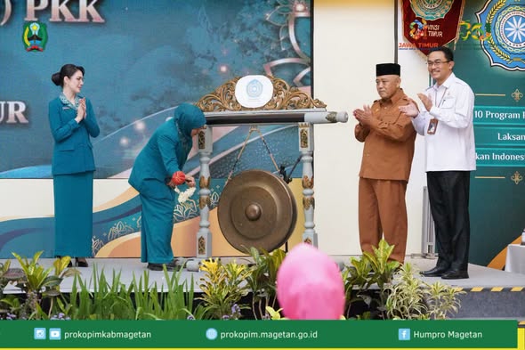 Ketua TP-PKK Magetan Arini Handayani Hadiri Puncak HKG PKK ke-54 Tingkat Provinsi Jawa Timur